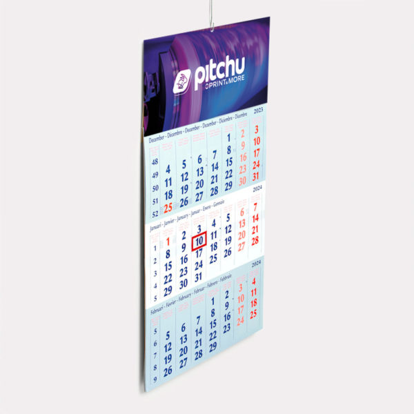 Calendrier 3 mois
