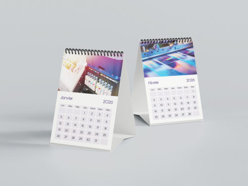 Calendrier de bureau avec Wire'O
