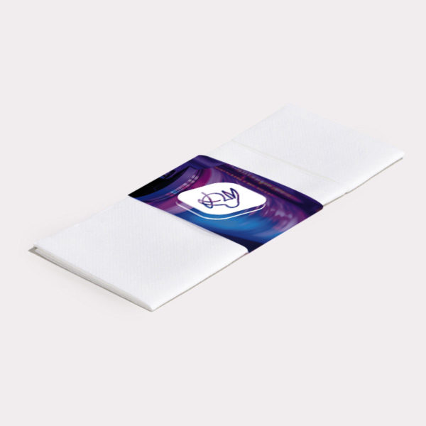Serviettes pliées en pochette à couverts (Airlaid)