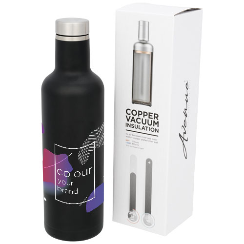 Bouteille Pinto avec isolation par le vide et couche de cuivre 750ml – Image 3