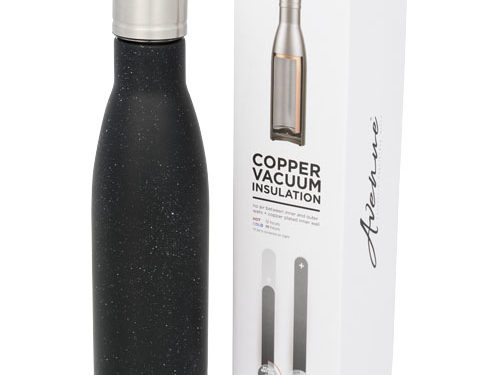 Bouteille isotherme Vasa tachetée sous vide avec couche de cuivre de 500 ml