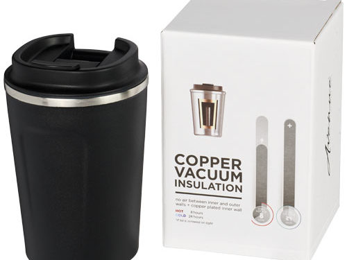 Gobelet avec isolation par le vide et couche de cuivre 360ml étanche Thor