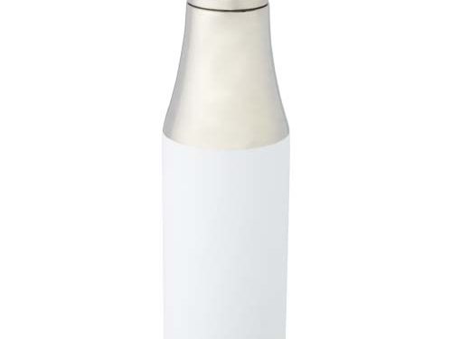 Bouteille Hulan de 540 ml en acier inoxydable avec  cuivre et isolation par le vide avec couvercle en bambou