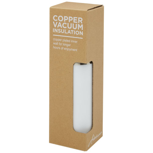 Bouteille Hulan de 540 ml en acier inoxydable avec cuivre et isolation par le vide avec couvercle en bambou – Image 10