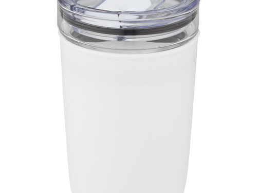 Gobelet en verre Bello de 420 ml avec paroi extérieure en plastique recyclé