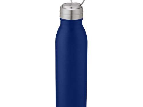 Bouteille de sport Harper 700 ml en acier inoxydable avec boucle métallique