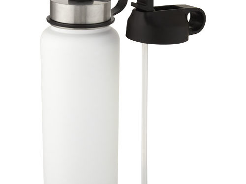Bouteille de sport isotherme Supra 1 l avec couche de cuivre et 2 couvercles