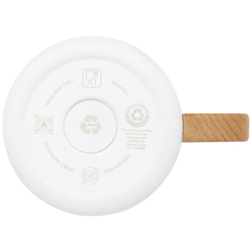 Tasse Bjorn de 360 ml en acier inoxydable recyclé certifiée RCS avec isolation sous vide et couche de cuivre – Image 6