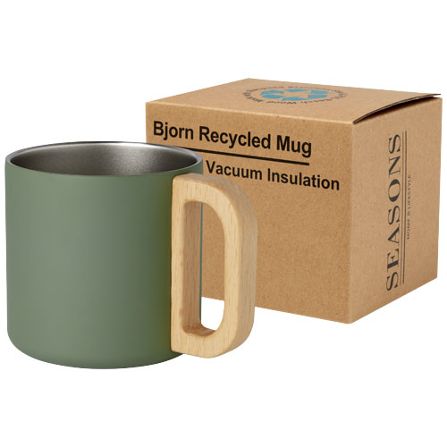 Tasse Bjorn de 360 ml en acier inoxydable recyclé certifiée RCS avec isolation sous vide et couche de cuivre – Image 9