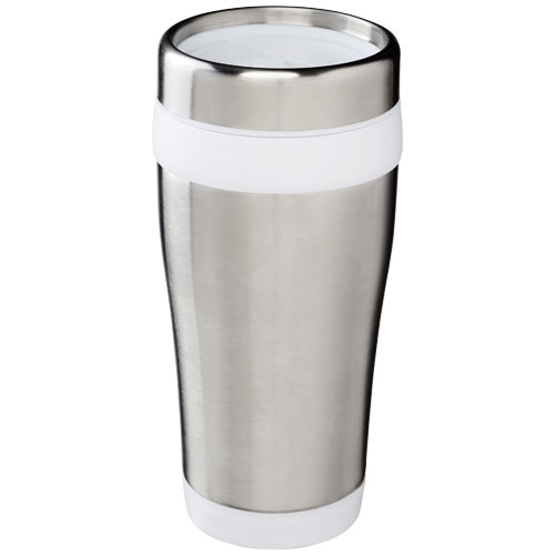 Gobelet avec isolation Elwood de 410 ml en acier inoxydable recyclé certifié RCS