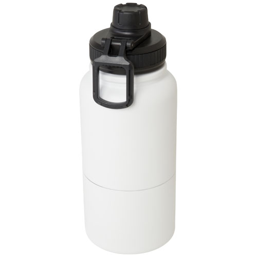 Bouteille de sport Dupeca de 840 ml avec isolation en acier inoxydable certifiée RCS
