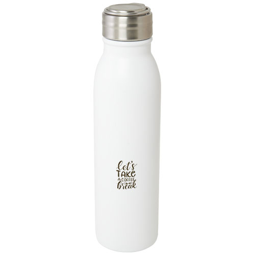 Bouteille d'eau Harper de 720 ml en acier inoxydable certifié RCS avec boucle métallique – Image 3