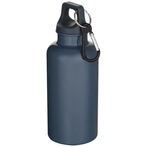 Bouteille d’eau Oregon de 400 ml en plastique recyclé uni certifié RCS avec mousqueton – Image 10