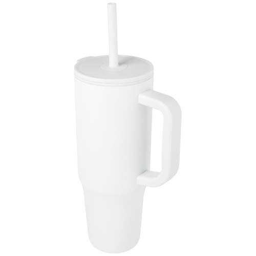 Gobelet isotherme Brady 900 ml certifié RCS avec paille en silicone