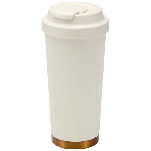 Gobelet isotherme à double paroi en acier inoxydable recyclé RCS Hampton, 480 ml