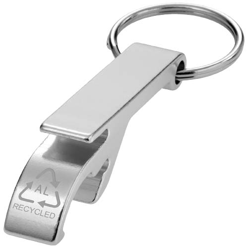 Ouvre-bouteille et canette Tao en aluminium recyclé certifié RCS avec porte-clés – Image 9