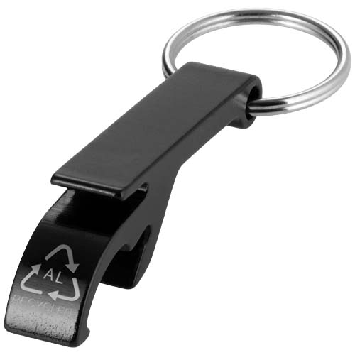 Ouvre-bouteille et canette Tao en aluminium recyclé certifié RCS avec porte-clés – Image 10