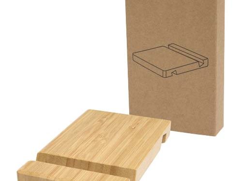 Support téléphone en bambou Bubup à 2 angles pour tablettes et téléphone