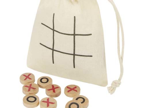 Jeu de morpion Whorl en bois