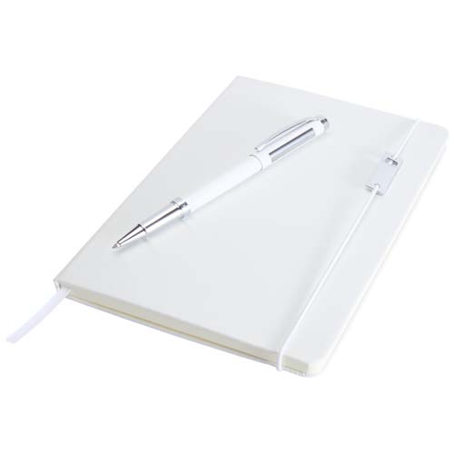 Ensemble carnet à couverture rigide A5 et stylo roller Legato Elegance – Image 5
