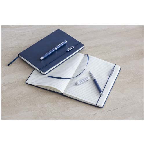 Ensemble carnet à couverture rigide A5 et stylo roller Legato Elegance – Image 7