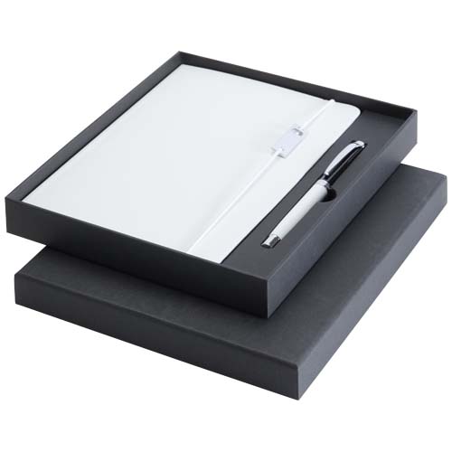 Ensemble carnet à couverture rigide A5 et stylo roller Legato Elegance – Image 9