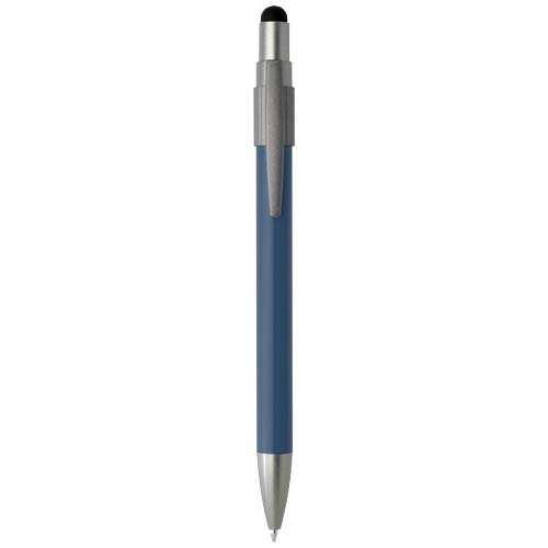 Stylo bille recyclé RCS avec stylet et toupie antistress (encre bleue) Rill – Image 9