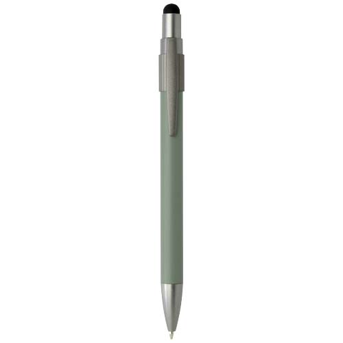 Stylo bille recyclé RCS avec stylet et toupie antistress (encre bleue) Rill – Image 10