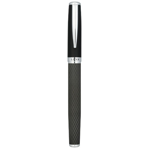 Parure de stylos bille et roller avec étui Carbon (encre noire) – Image 2
