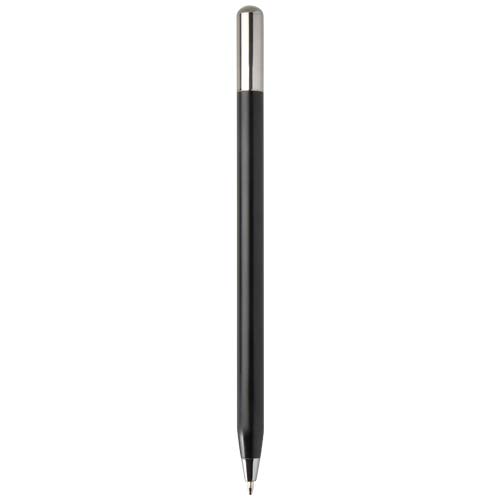 Stylo à bille à mécanisme rotatif SMART en aluminium recyclé (encre noire) – Image 7