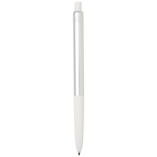 Stylo à bille Soffit en aluminium recyclé, à mécanisme à clic et anodisé (encre bleue) – Image 2
