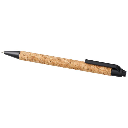 Stylo bille Midar en liège et paille de blé (encre noire) – Image 5