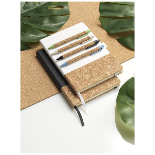 Stylo bille Midar en liège et paille de blé (encre noire) – Image 7