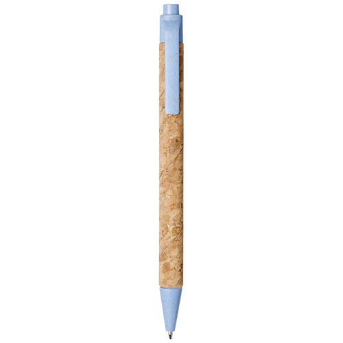 Stylo bille Midar en liège et paille de blé (encre noire) – Image 8