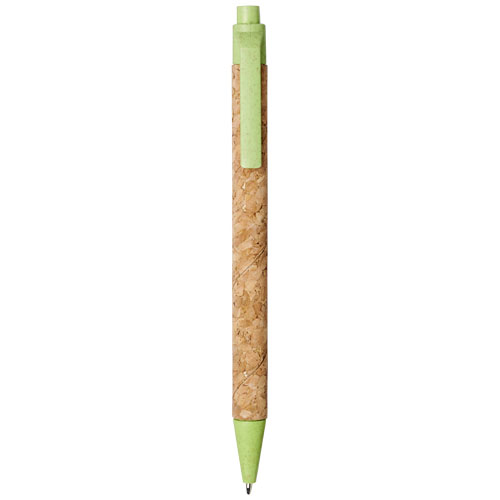 Stylo bille Midar en liège et paille de blé (encre noire) – Image 9
