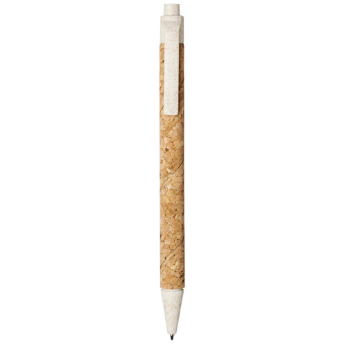 Stylo bille Midar en liège et paille de blé (encre noire) – Image 10