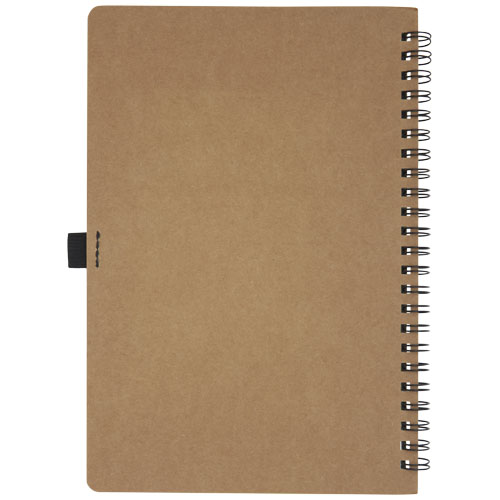 Carnet Cobble A5 à spirales en carton recyclé avec papier de pierre – Image 3