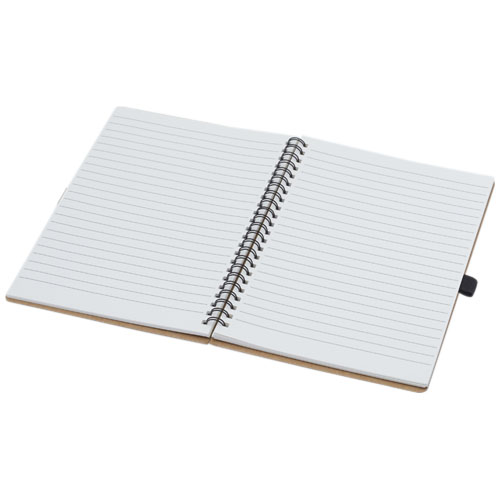 Carnet Cobble A5 à spirales en carton recyclé avec papier de pierre – Image 5