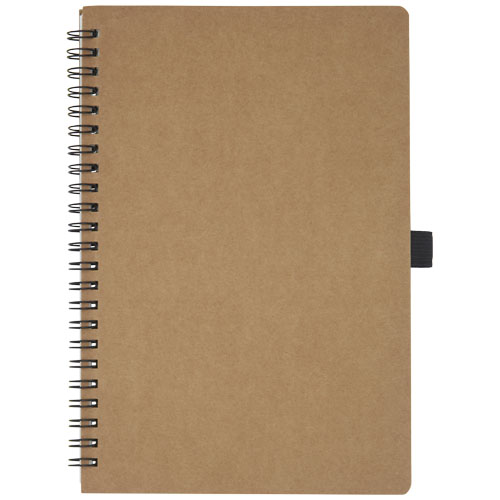 Carnet Cobble A5 à spirales en carton recyclé avec papier de pierre – Image 2