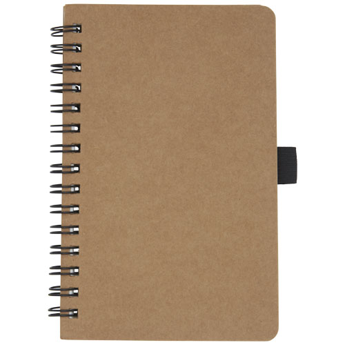 Carnet Cobble A6 à spirales en carton recyclé avec papier de pierre – Image 2