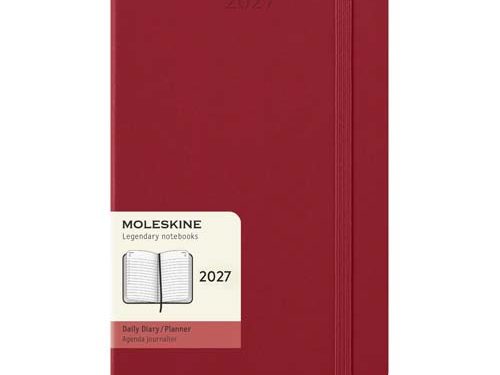 Agenda L quotidien 12 mois Moleskine à couverture rigide