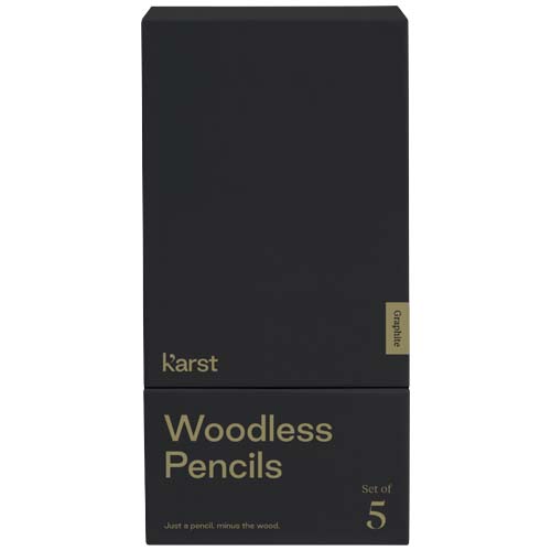 Ensemble de crayons graphite 5 pièces K’arst® 2B sans bois – Image 2