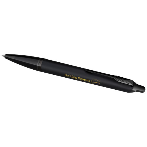 Parure IM avec stylo roller et stylo bille achromatiques Parker (encre noire/bleue) – Image 3