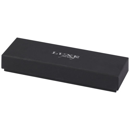 Ensemble-cadeau stylo bille et stylo roller Lucetto en aluminium recyclé (encre noire) – Image 6