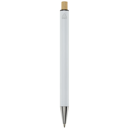 Stylo bille en aluminium recyclé Cyrus (encre bleue) – Image 2