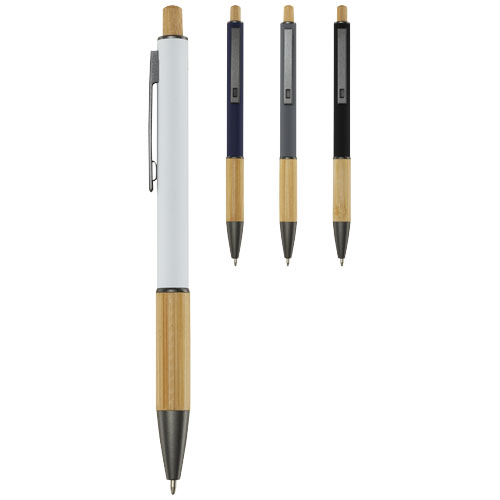 Stylo bille en aluminium recyclé Darius (encre noire) – Image 4
