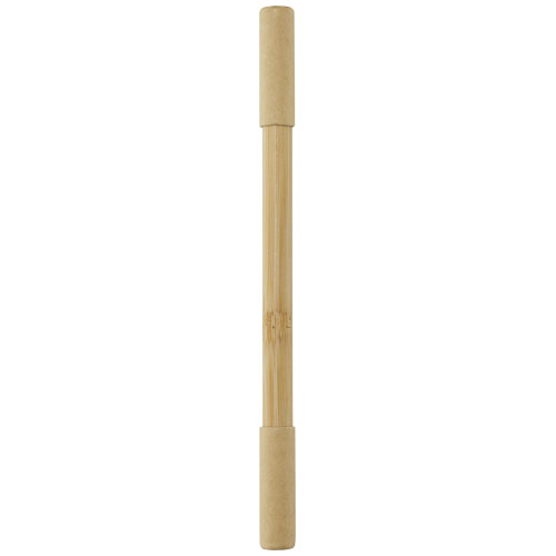 Stylo duo en bambou Samambu (encre bleue)