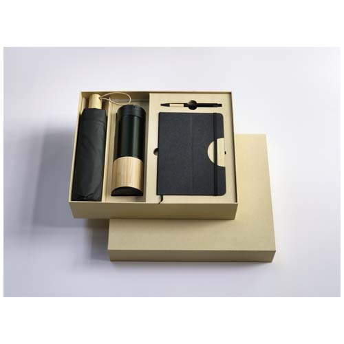 Coffret cadeau Carmen avec carnet à couverture rigide A5 et stylo bille (encre noire) – Image 9