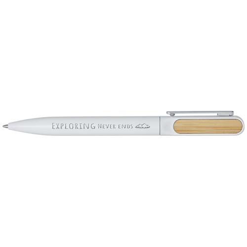 Stylo bille en aluminium recyclé Blanca (encre bleue) – Image 4