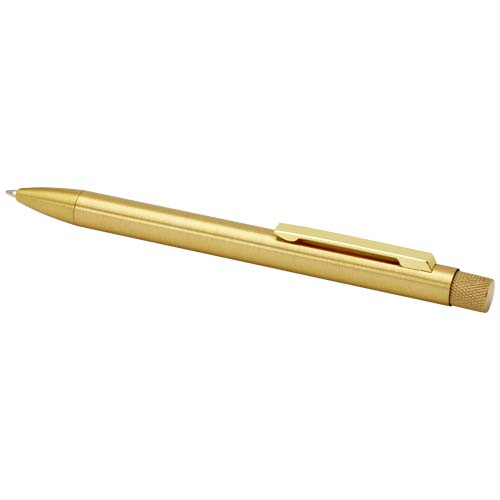 Stylo bille en laiton recyclé Beatriz (encre bleue) – Image 5